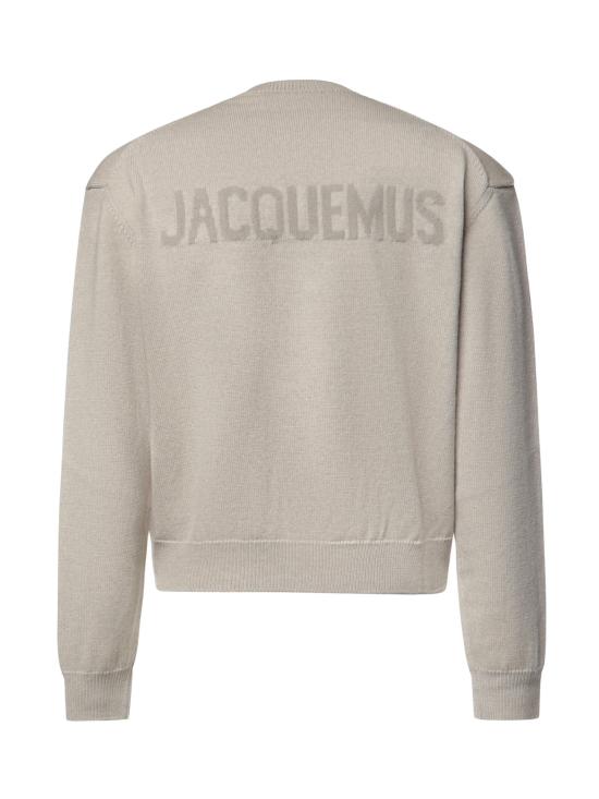 26FW 자크뮈스 스웨터 CDM00594AK00347 130 LIGHT BEIGE - JACQUEMUS