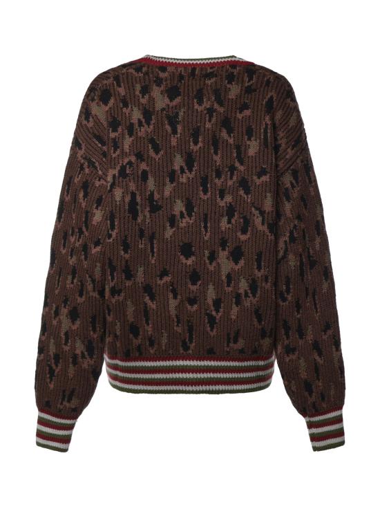 26FW 피디에프 스웨터 DFM55045MC08 1KNIT BROWN MULTI - PDF