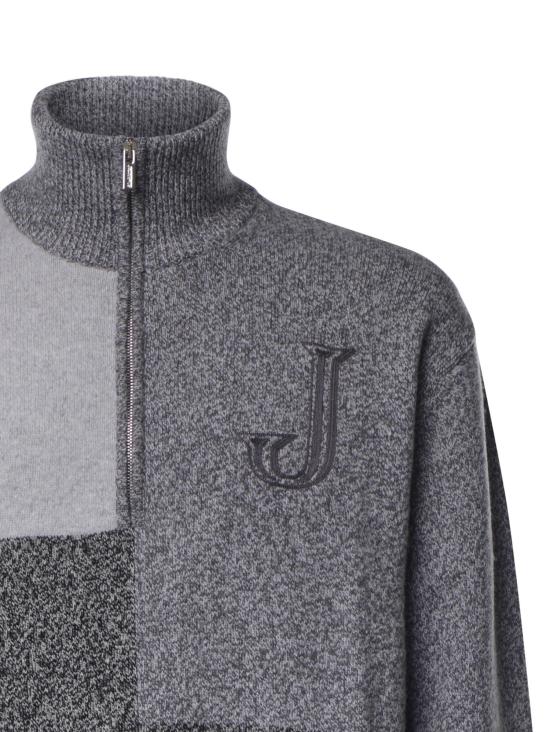 26FW 자크뮈스 집업 니트 SWM00630AK00282 915 MULTI GREY - JACQUEMUS