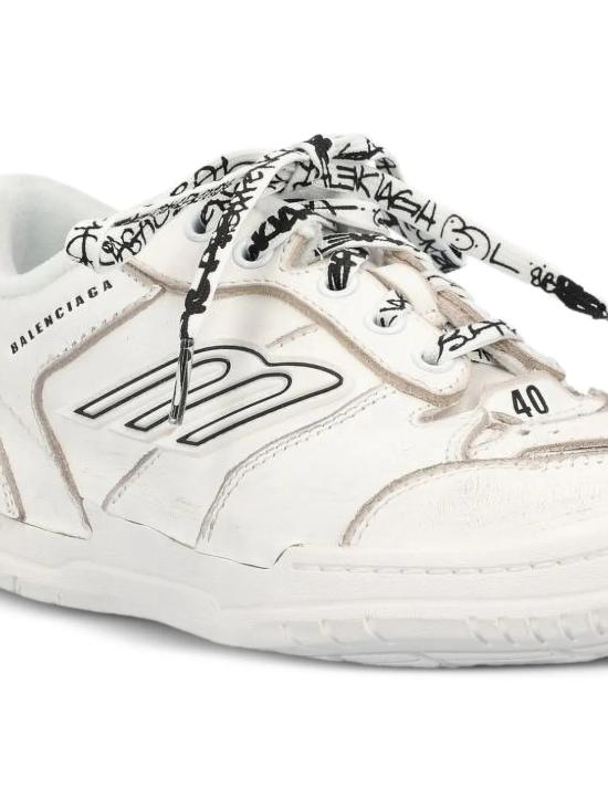 26FW 발렌시아가 햄튼스 미디움 원 아웃 스니커즈 841763 WCURS9000 WHITE - BALENCIAGA