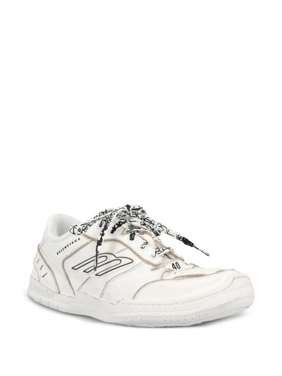 26FW 발렌시아가 햄튼스 미디움 원 아웃 스니커즈 841763 WCURS9000 WHITE - BALENCIAGA