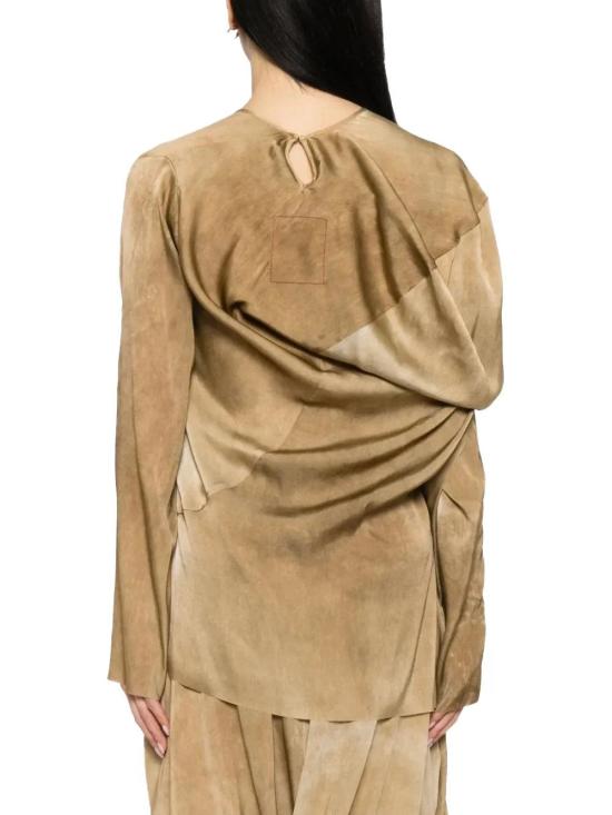  우마 왕 블라우스 01a03d6a 9c48 7ef7 99f8 5bca5530161d BROWN - UMA WANG