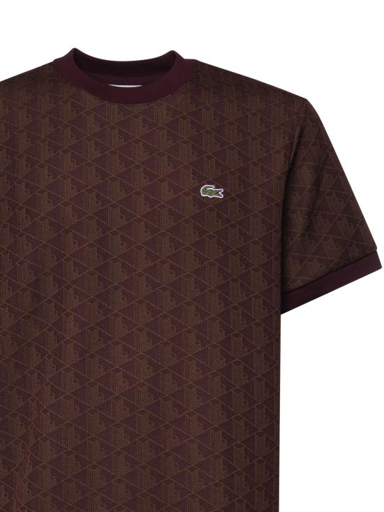 26FW 라코스테 반팔 티셔츠 TH1197 WD9 BROWN - LACOSTE