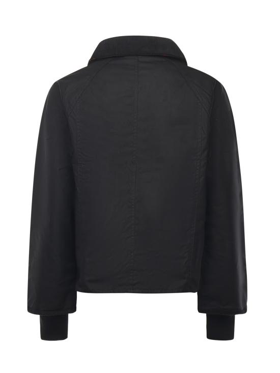 26FW 바버 크롭드 비드넬 왁스 재킷 LWX1403 BK71 BLACK CLASSIC - BARBOUR
