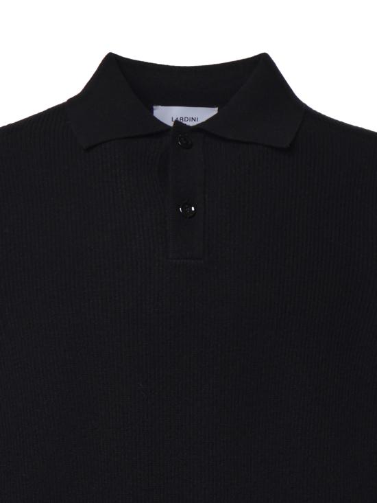 26FW 라르디니 폴로 티셔츠 ACLPML70 AC67023999 BLACK - LARDINI