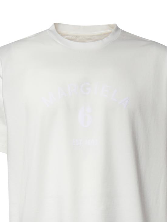 26FW MM6 메종마르지엘라 반팔 티셔츠 SH2GC0048 M20048101 OFF WHITE - MM6 MAISON MARGIELA