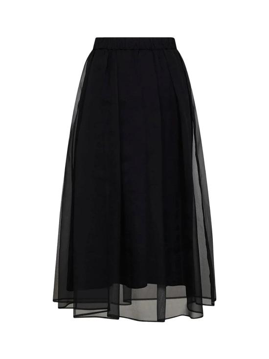  브루넬로 쿠치넬리 스커트 01a0a4b4 ce88 7ff8 a776 c3de3ce387ef BLACK - BRUNELLO CUCINELLI