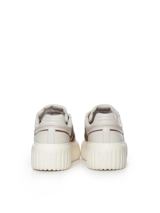 26FW 호간 스니커즈 HXW6450FE91LE9 02RK WHITE BROWN - HOGAN