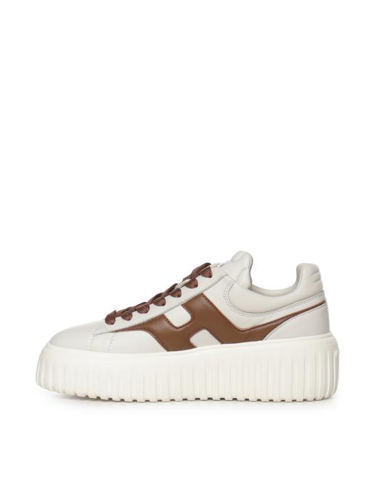26FW 호간 스니커즈 HXW6450FE91LE9 02RK WHITE BROWN - HOGAN