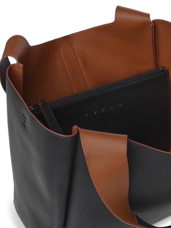 26FW 호간 토트백 KBW01XA0300QVD 4276 BLACK - HOGAN