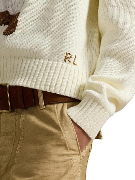  랄프 로렌 스웨터 01a03d6a 1be2 7697 9598 d3f845394e47 BEIGE - RALPH LAUREN