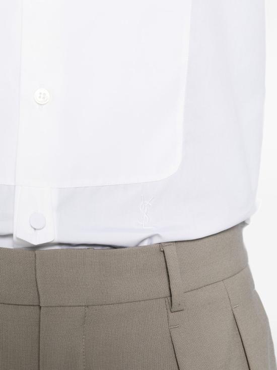 26FW 생로랑 긴팔 셔츠 A001PYY271W 9000 BLANC - SAINT LAURENT