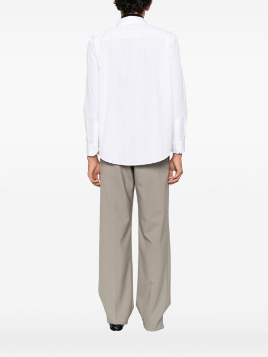 26FW 생로랑 긴팔 셔츠 A001PYY271W 9000 BLANC - SAINT LAURENT