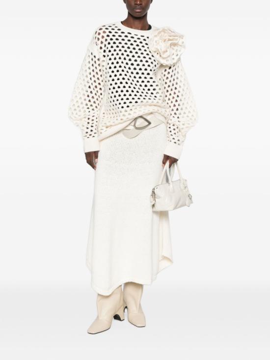 26FW 블루마린 스웨터 RF6160MAB35 X0817 BIANCO - BLUMARINE