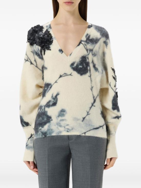 26FW 블루마린 스웨터 RF6200MAB38 L9635 BEIGE - BLUMARINE