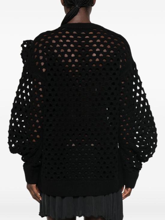 26FW 블루마린 스웨터 RF6160MAB35 22222 NERO - BLUMARINE