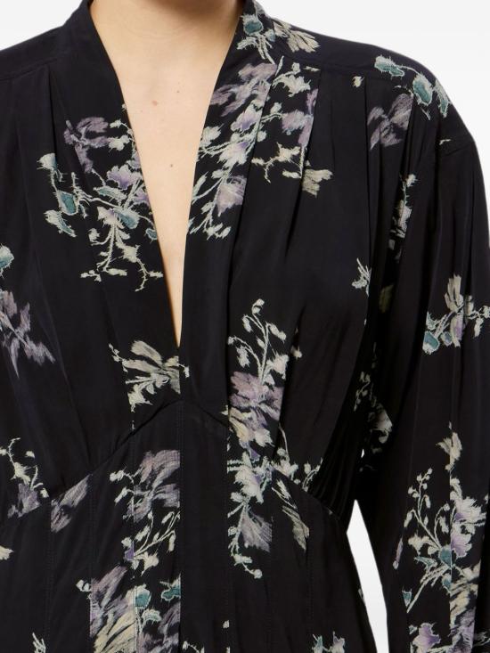 26FW 이자벨마랑에뚜왈 미디 원피스 RO1100FA D3J02E01BK NERO - ISABEL MARANT ETOILE