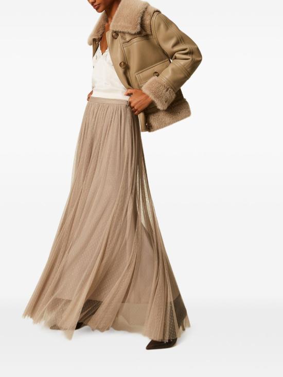 26FW 트윈셋 숏 스커트 262TT2154 00369 BEIGE - TWINSET