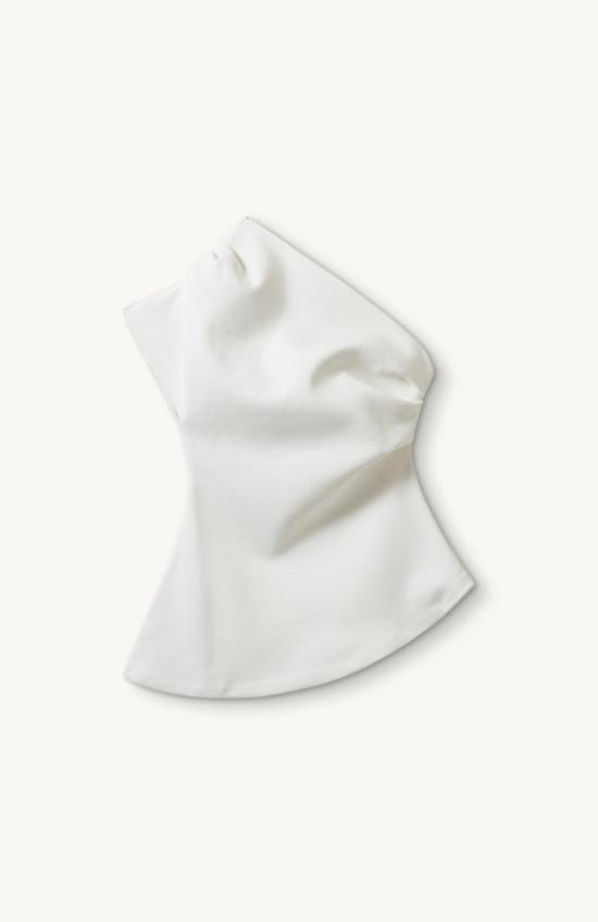  더 가먼트 반팔 티셔츠 가먼트 글램 비대칭 티셔츠 에크루 - THE GARMENT