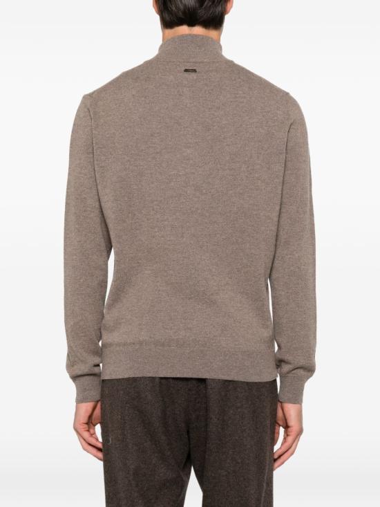 26FW 꼬르넬리아니 집업 니트 28M5112A25110 034 MARRONE - CORNELIANI