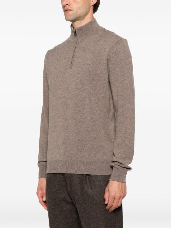 26FW 꼬르넬리아니 집업 니트 28M5112A25110 034 MARRONE - CORNELIANI
