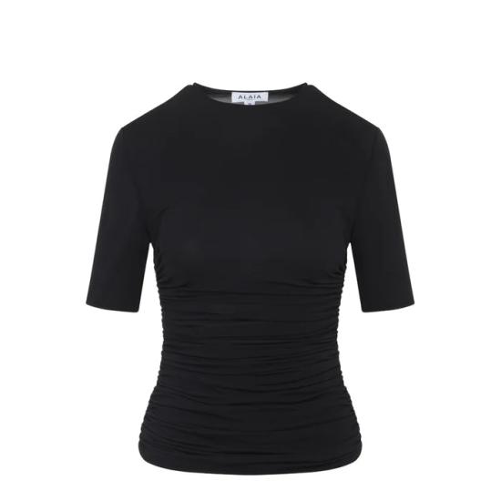  알라이아 폴로 티셔츠 019eccc8 f348 7b47 915d bb09d3ad6856 BLACK