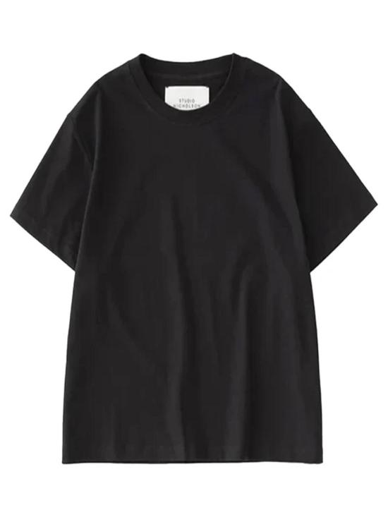 26SS 스튜디오 니콜슨 폴로 티셔츠 01a03d69 b6f9 7e34 955c c1b42634e019 BLACK