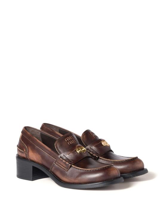 26FW 미우미우 로퍼 5D276EF 050 3G48F0192 EBONY - MIU MIU
