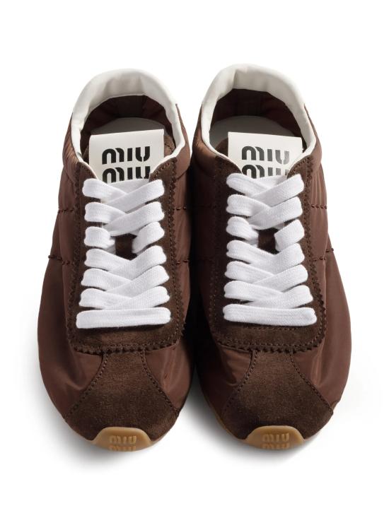 26FW 미우미우 플룸 블리치 스니커즈 5E114EF D005 D7CF0038 BURNED - MIU MIU