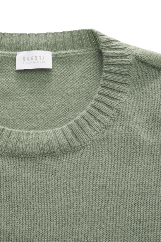 26FW 04651/트립인어백 스웨터 3KN2601B22 HERB GREEN - 04651/A TRIP IN A BAG
