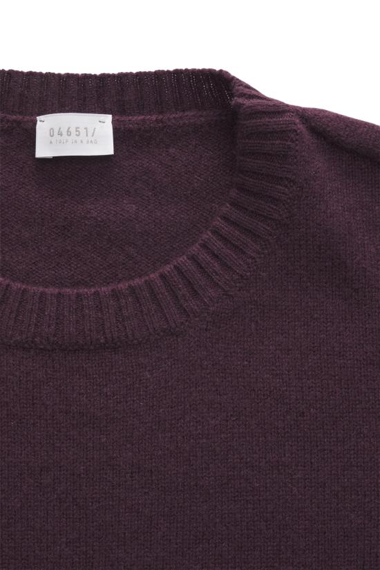 26FW 04651/트립인어백 스웨터 3KN2601B22 VINTAGE WINE - 04651/A TRIP IN A BAG