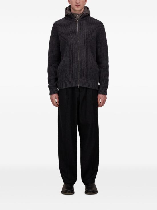 26FW 에르노 5게이지 리브 메리노 울 나일론 샤모니 재킷 MC000195U 702729490 - HERNO