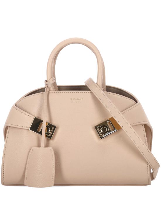 26FW 살바토레 페라가모 토트백 215975 796602 PINK TAUPE
