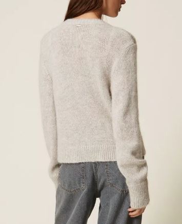 26FW 트윈셋 스웨터 262TT3170 S2229212837 GRIGIO CHIARO - TWINSET