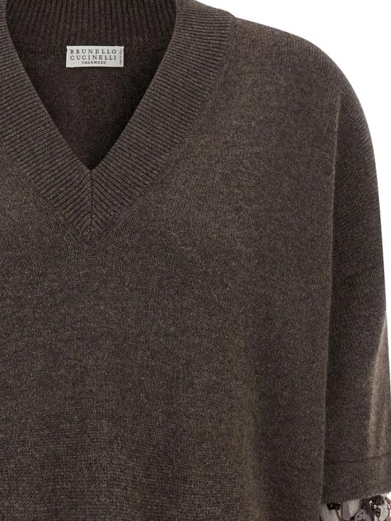  브루넬로 쿠치넬리 스웨터 01a03d6a f2de 7c8e a69f 2f35b1f5ab29 BROWN - BRUNELLO CUCINELLI