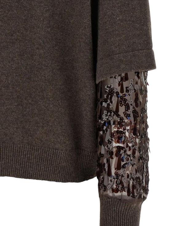  브루넬로 쿠치넬리 스웨터 01a03d6a f2de 7c8e a69f 2f35b1f5ab29 BROWN - BRUNELLO CUCINELLI