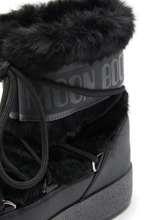 26FW 문부츠 엘트랙 포우 퍼 부츠 2450130 N001 BLACK - MOON BOOT
