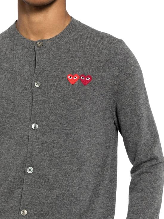  꼼데가르송 니트웨어 01a03d69 60b3 7d94 bc47 e494c0eeb990 GRAY - COMME DES GARCONS
