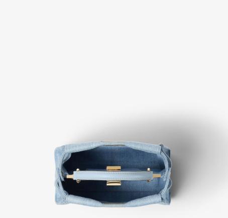 26FW 펜디 피카부 미니 데님 토트백 8BN244 AY6VF1X1P BLUE - FENDI
