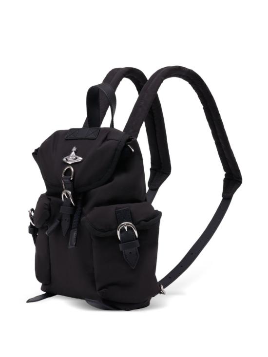 26FW 비비안웨스트우드 ORB 하이랜드 스몰 백팩 4A03000AU W019EN403 BLACK SILVER - VIVIENNE WESTWOOD