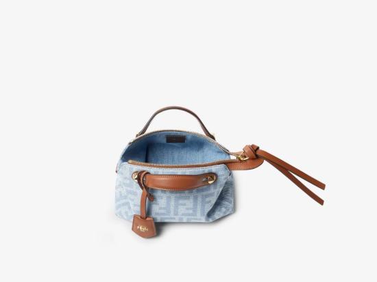 26FW 펜디 바이 더 웨이 소프트 FF 데님 미니백 8BS098 AY6QF1WM6 BLUE - FENDI