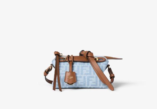 26FW 펜디 바이 더 웨이 소프트 FF 데님 미니백 8BS098 AY6QF1WM6 BLUE - FENDI