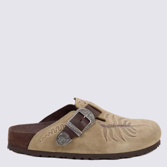 26FW 버켄스탁 플랫 슈즈 WS4M0020 AP12SM0724 KAKI SCURO