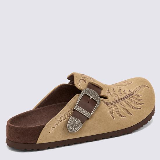 26FW 버켄스탁 플랫 슈즈 WS4M0020 AP12SM0724 KAKI SCURO - BIRKENSTOCK