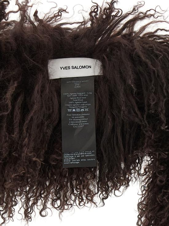 26FW 이브살로몬 머플러/스카프 27W26WAA629XXAGMOA2197 Brown - YVES SALOMON