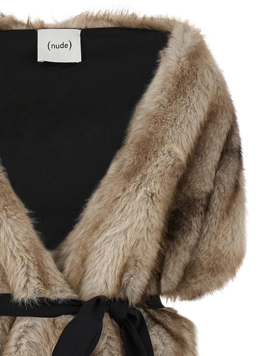 26FW 누드 머플러/스카프 1103W2628559 Beige - NUDE