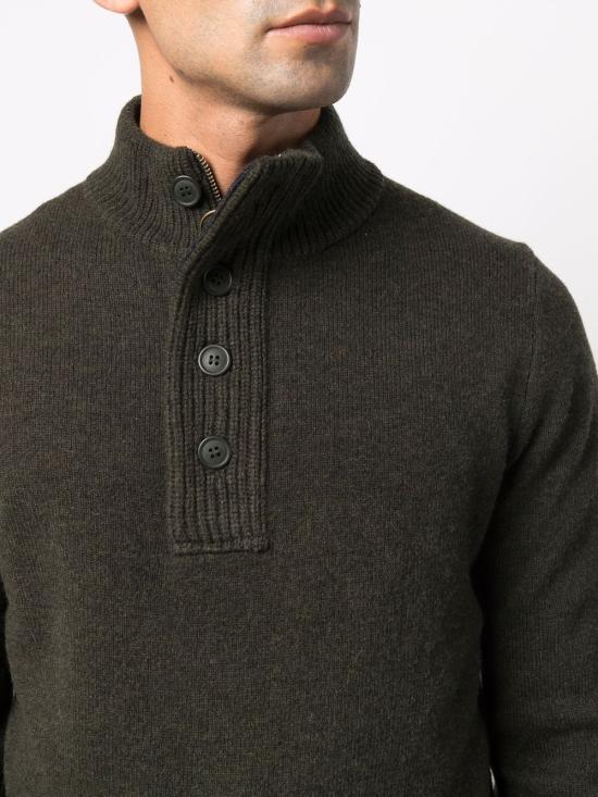 26FW 바버 스웨터 MKN0585 GN73 GREEN - BARBOUR