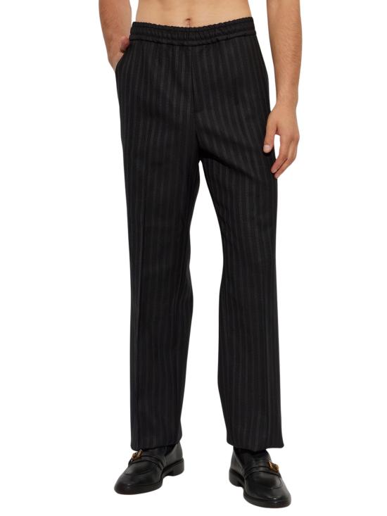 26FW 베르사체 스트레이트 팬츠 1019897 1A192071B000 BLACK - VERSACE