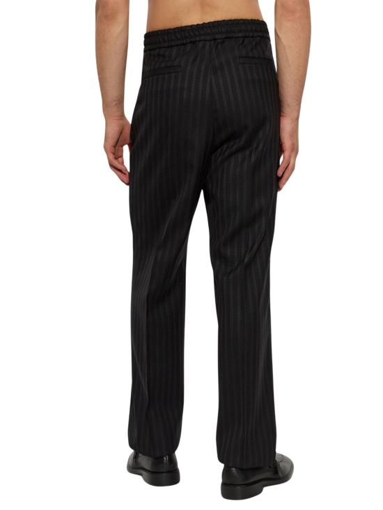 26FW 베르사체 스트레이트 팬츠 1019897 1A192071B000 BLACK - VERSACE