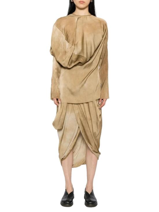  우마 왕 스커트 01a03d6a 9a95 75e6 b5e0 92b253ca9aba BROWN - UMA WANG